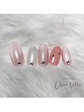 ネイルサロンクリアヴィラ(nail salon clear villa)/GirlyStyle collection¥7990