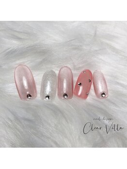 ネイルサロンクリアヴィラ(nail salon clear villa)/GirlyStyle collection¥7990