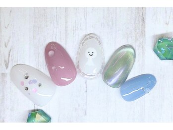 アルセア 上野御徒町店(Alcea)/梅雨ネイル マグネットネイル