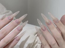 ナユキネイル 渋谷店(NA.YUKI NAIL)/透明感ネイル