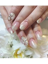 アンベリール ネイルサロンアンドスクール(embellir)/埋め尽くしネイル￥4800