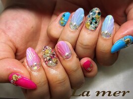 人魚の鱗ネイル &nbsp;8800円から