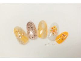 押し花ブーケネイル