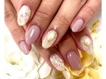 ダブルネイル(Double Nail)/（堀川）大理石ネイル