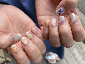 ネイルアルケー(Nail ARCHE)/天然石クリアニュアンス