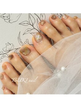 ツキネイル(TSUKI nail)/ニュアンスフットネイル