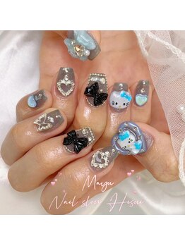 ヒスイ(Hisui)/ぎゃるネイル/ごてごてネイル