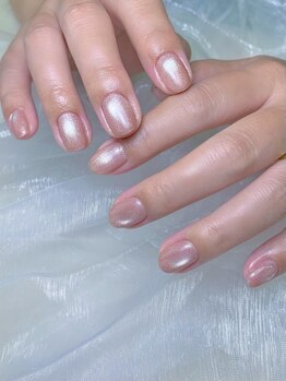 シュシュ ボーテ(CHOUCHOU beaute)/ショートネイル×マグネット