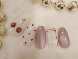 さくらんぼ×チェック