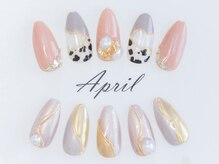 エイプリルプラス(April plus)/ミラーネイル＆ニュアンスネイル