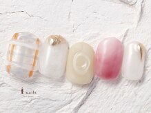 ジェミーネイル エビス(Jemiy nail ebisu)/ぷっくりチェックミラー9185yen