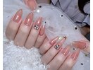 細フレンチネイル