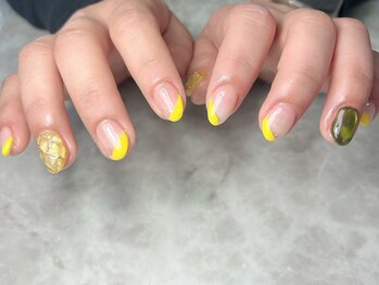 ブリスフルハピネス(Blissful happiness)/ポイントキルティングネイル