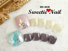 スウィーティーネイル 新松戸駅前店(Sweetie Nail)の雰囲気(フットジェル定額デイリーコース¥6600)
