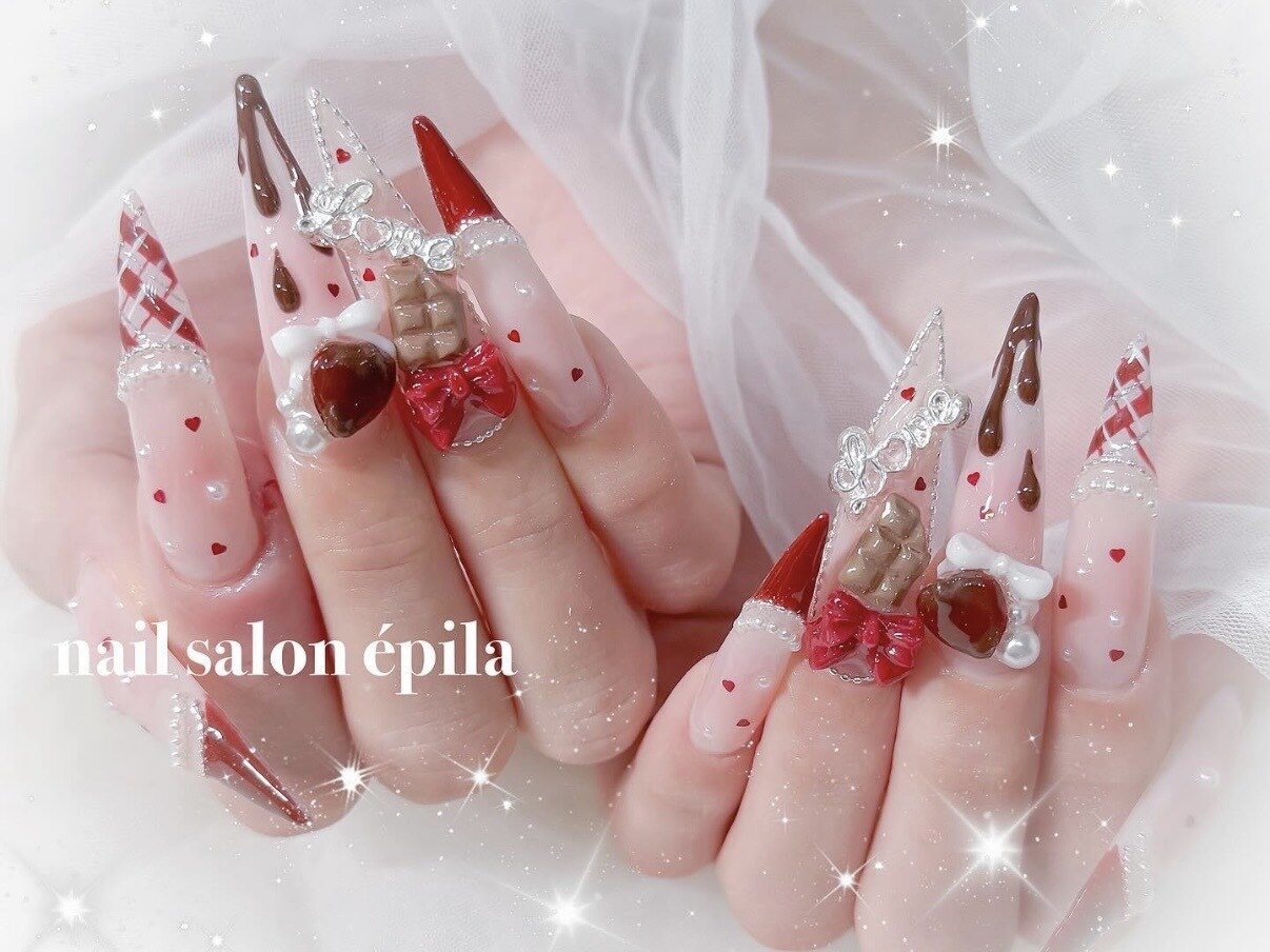 2026年冬トレンド】ハートのネイルデザイン集｜人気順｜382ページ目