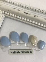 ネイリッシュサロン エー(Nailish Salon A)/冬シンプルネイル