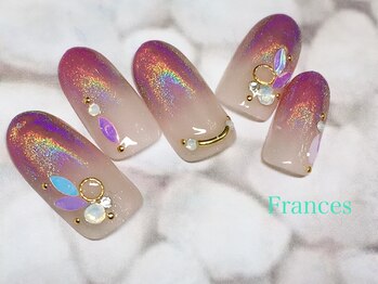 フランセス(Frances)/ユニコーングラデーションネイル