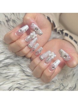 ビューティーエース リネイル(BeautyA×Re:NaiL)/上品かつガーリーな仕上がり♪
