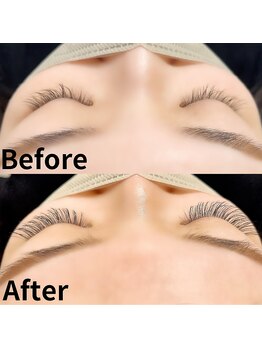 アイラッシュフォーティーファイブ(eyelash forty-five)/フラットラッシュ70本リペア