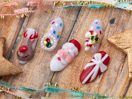 クリスマスネイル