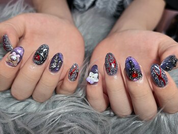 ダークハニー 池袋店(Dark Honey)/ダークハロウィンネイル