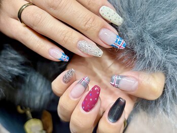 冬限定ネイル(ニュアンス)