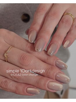 ゴトラネイル(5.tr_nail)/simple10art design