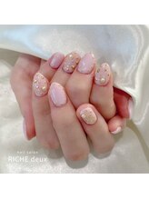 リッシュ ドゥ(RICHE deux)/ピンク×ゴールドパーツ