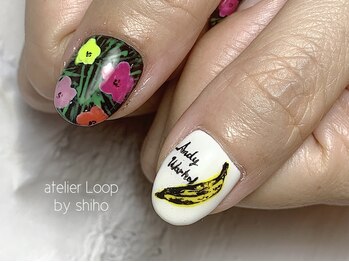 アトリエループ(atelier Loop by shiho)/手描き絵画ネイル