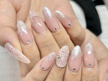 キャッツアイトーキョー 西荻窪店/ツイードネイル