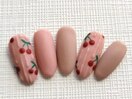さくらんぼネイル6480