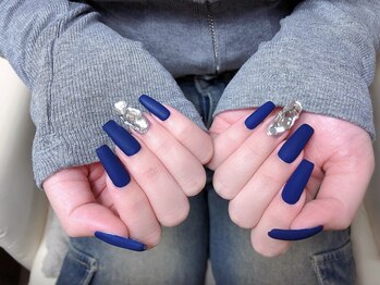 ナゴミネイルサロン(Nagomi)/ワンカラー+埋め尽くし