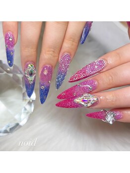 スカルプ/蓄光ネイル