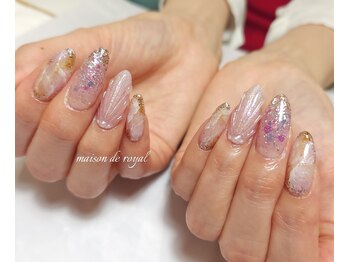 メゾンドロイヤル(Maison_de_ROYAL)/欲張りサマーネイル