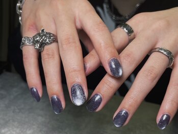 オムネイル 渋谷(HOMME NAIL)/マグネットネイル ¥6.600