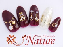 ナチュレ ネイルアンドアイラッシュ(Nature Nail & Eyelash)/定額デザイン☆￥8,532