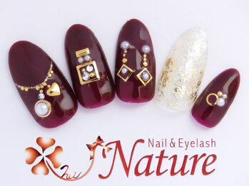 ナチュレ ネイルアンドアイラッシュ(Nature Nail & Eyelash)/定額デザイン☆￥8,532