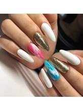 ライフ セカンド(LIFE2nd)/ロングホワイトネイル