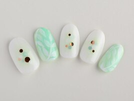 Green×Goldナチュラルリーフ