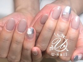 シンプルニュアンスネイル