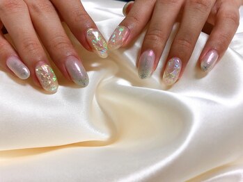 モグネイル(Mogunail)/6月定額B 氷ネイル