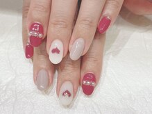 ブレスネイル(brace Nail)/バレンタインネイル
