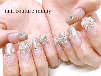ミミィー(mimiy)/きらきらリボンネイル☆