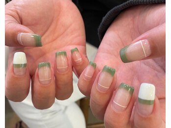 ビューティービースト フォー ネイルアンドアイラッシュ 松浜店(beauty:beast)/バイカラーフレンチ☆