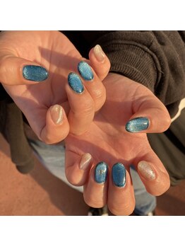 ネイルサロン エーナイン ザ ビッグ豊平店/持ち込みデザイン