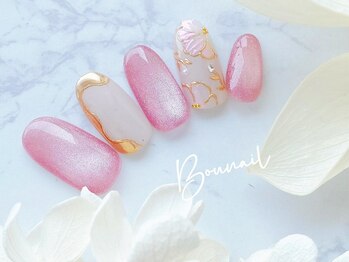 ネイルアンドアイラッシュ ボネール 銀座店(lash Bounail)/フラワー桜　ミラー11480円