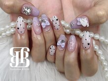 ネイルサロンレイアス(RAYAS)/ドット×グラデーションネイル