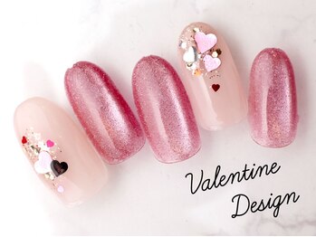 ネイルランド 船橋店/バレンタインネイル