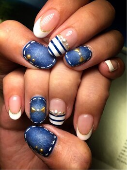 ネイルサロン アイル(nail salon i’ll)/デニムネイル★