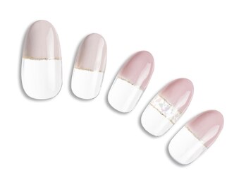 プラスネイル 北千住東口店(PLUS NAIL)/【389】ヌーディ×シェル¥6,039